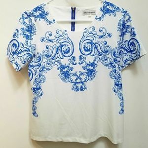 Silk Cherrydress Paisley Blouse